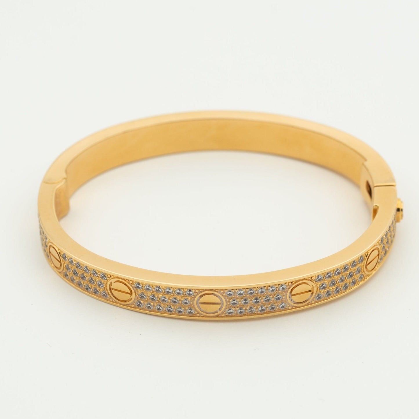 [Vicky]LOVE BRACELET 6.1MM DIAMOND-PAVED