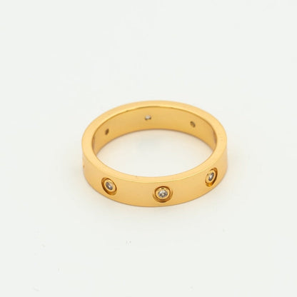 [Vicky]LOVE RING 3.6MM 8 DIAMONDS