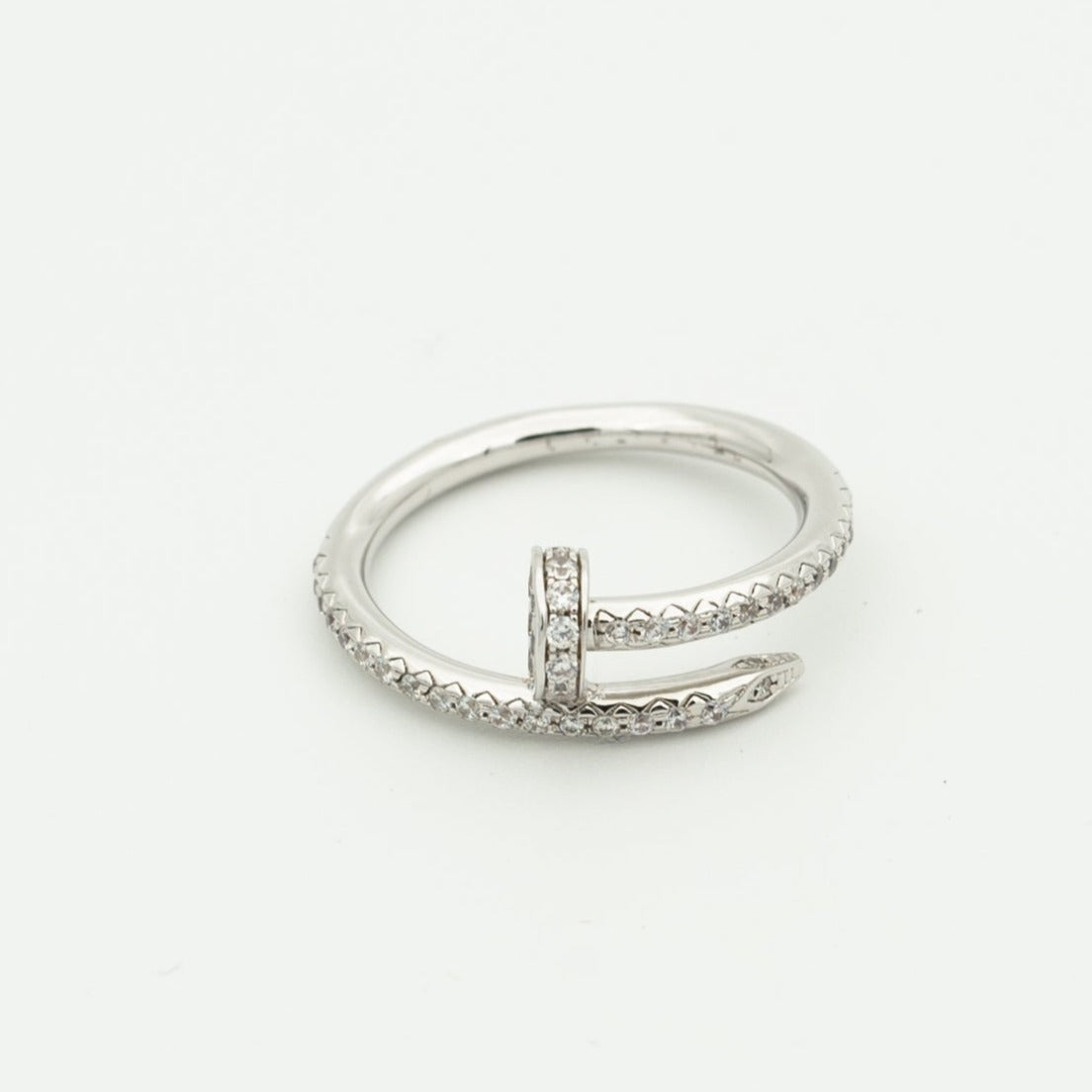 [Vicky]JUSTE RING 1.8MM SILVER DIAMONDS