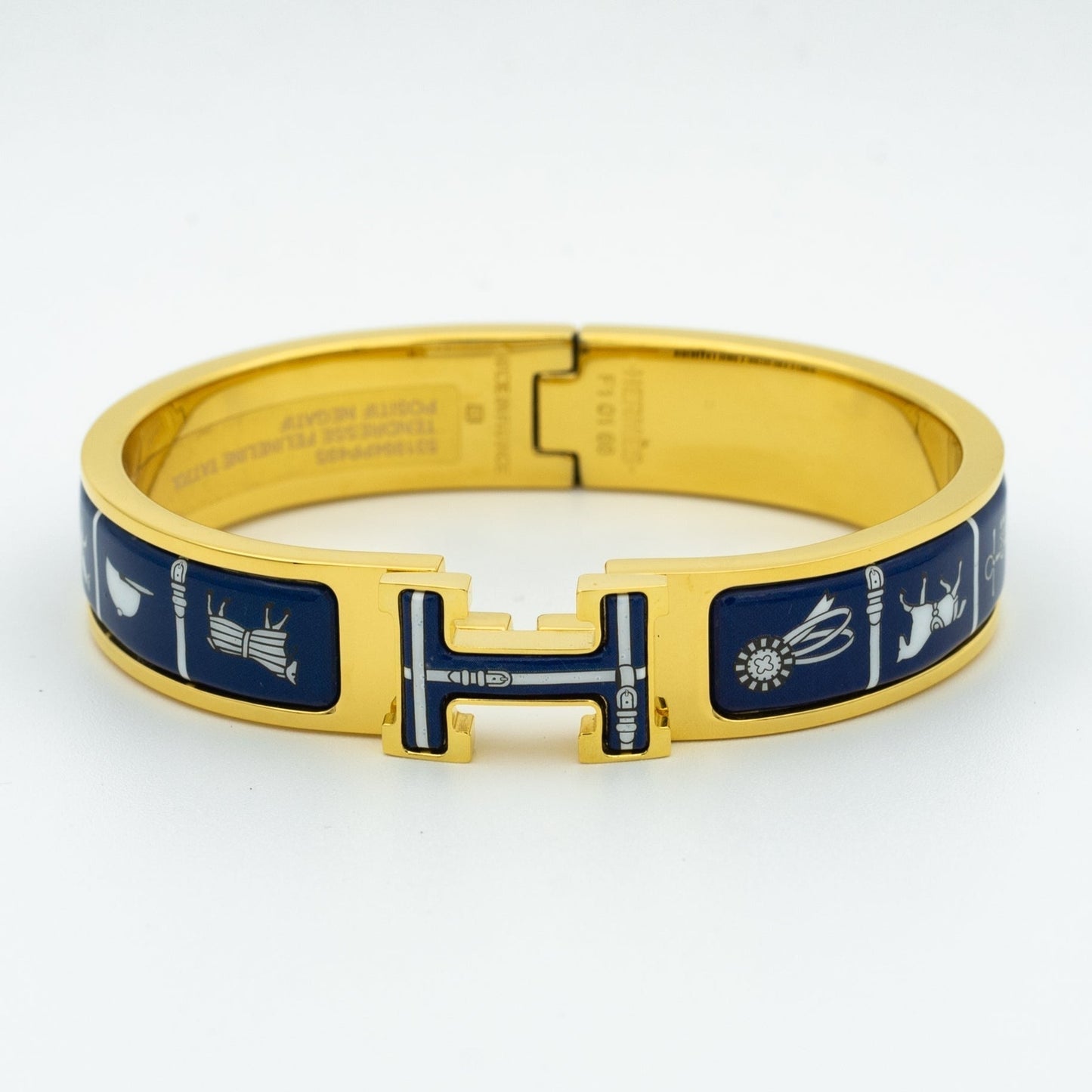 [Vicky]H BRACELET BLUE CERAMIC