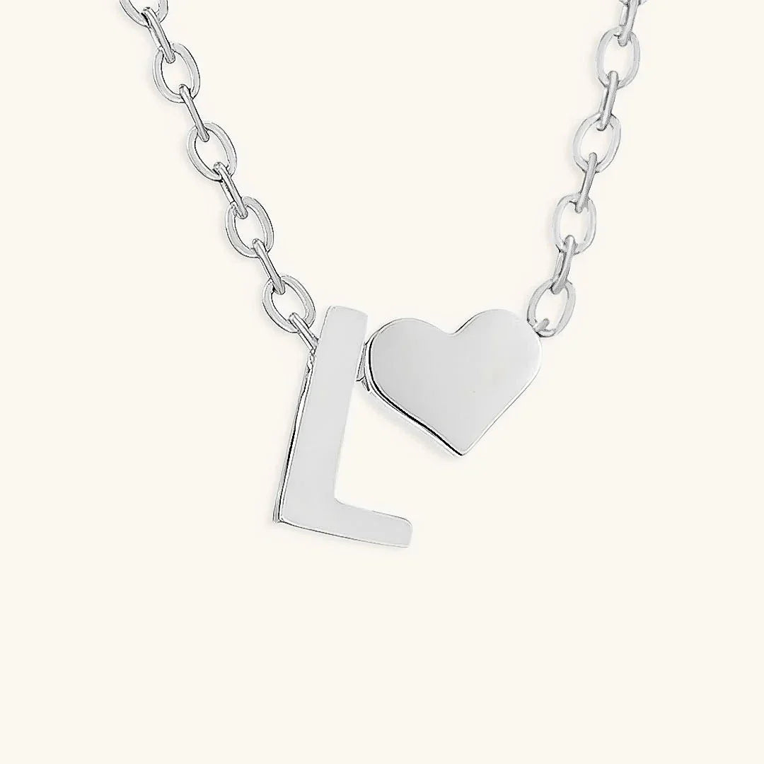 [Royal Vicky]Ria Initial Letter Gold Necklace