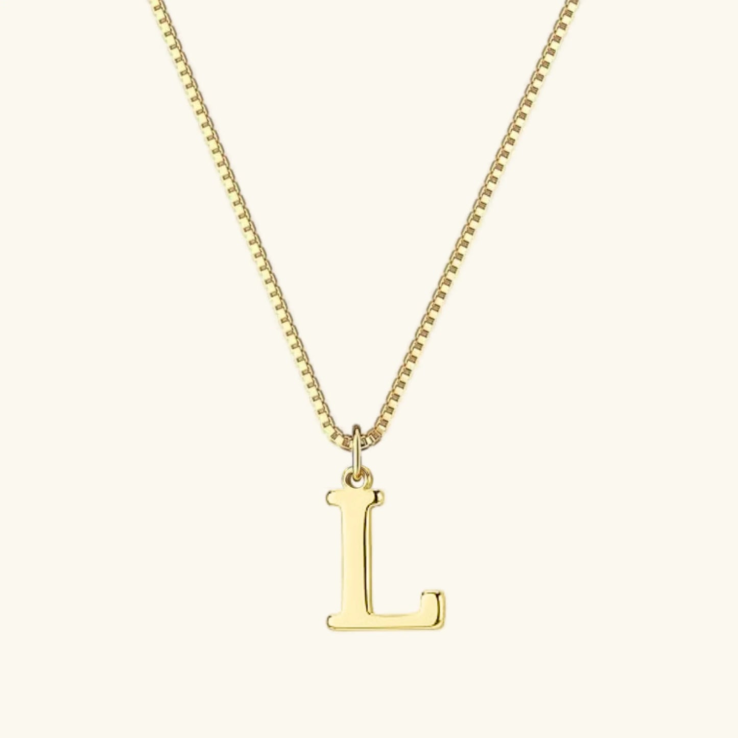 [Royal Vicky]Therese Letter Initial Gold Necklace
