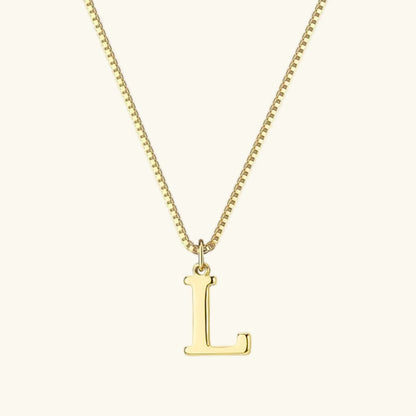 [Royal Vicky]Therese Letter Initial Gold Necklace