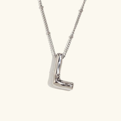 [Royal Vicky]Balloon Gold Initial Necklace