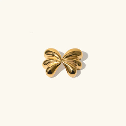 [Royal Vicky]Liesel Gold Butterfly Earrings
