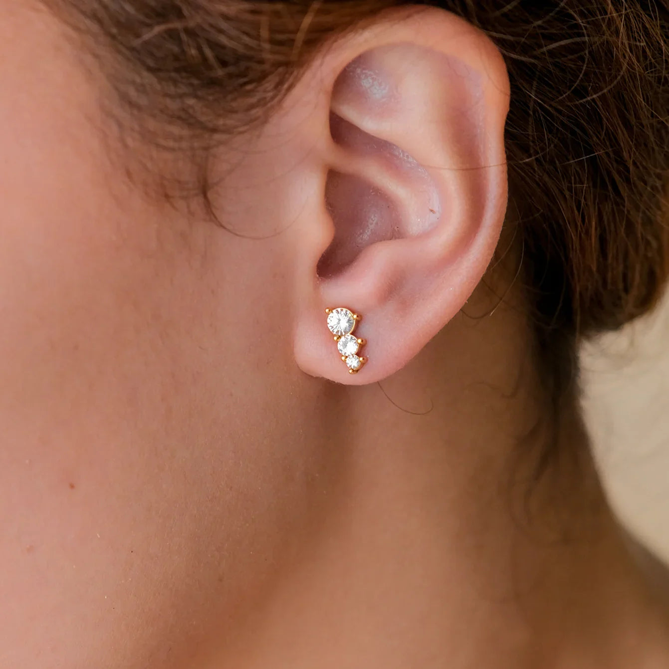 [Royal Vicky]Lira Gold Earrings
