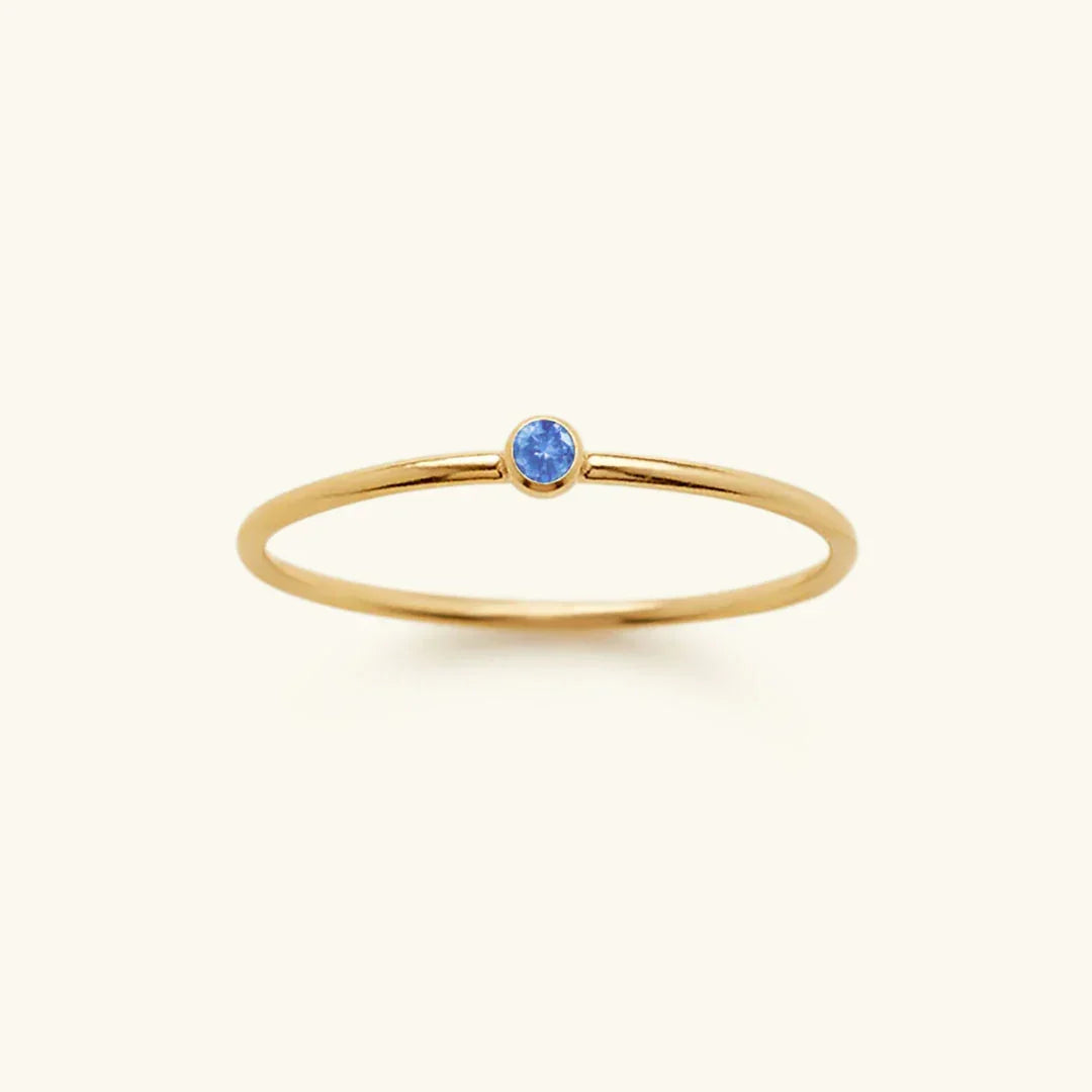 [Royal Vicky]Amelia Birthstone Stacker Ring