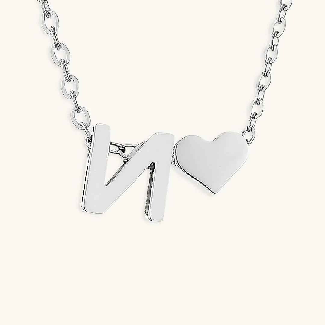 [Royal Vicky]Ria Initial Letter Gold Necklace