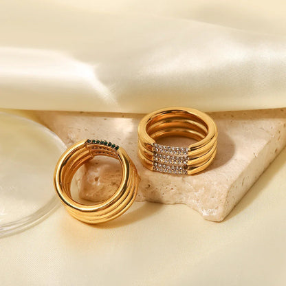 [Royal Vicky]Serenity Diamond Gold Ring