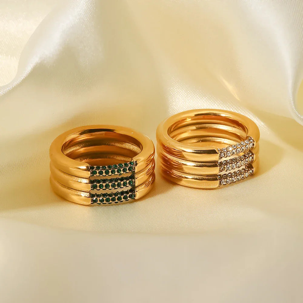 [Royal Vicky]Serenity Diamond Gold Ring