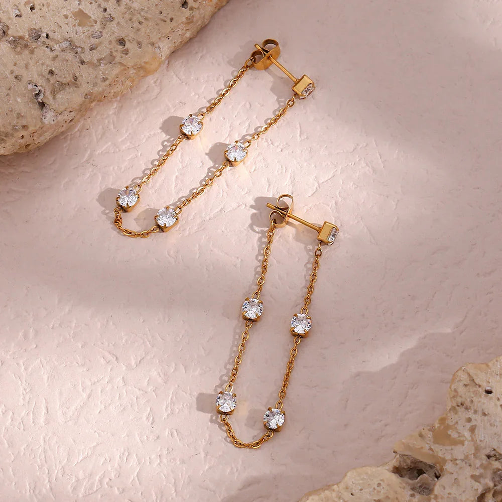 [Royal Vicky]Iris Diamond Earrings