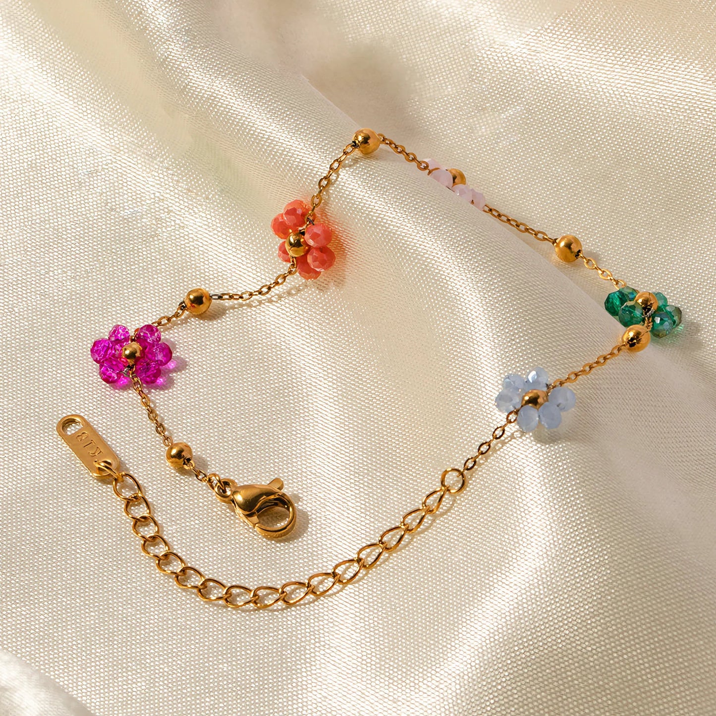 [Royal Vicky]Azalea Floral Gold Bracelet