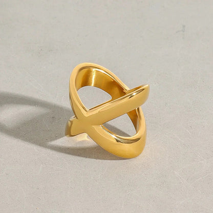 [Royal Vicky]Carolyn Gold Cross Ring