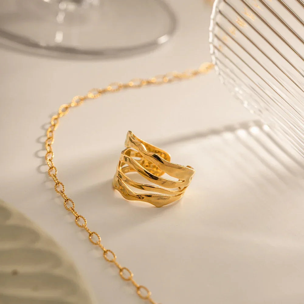 [Royal Vicky]Cass Gold Ring