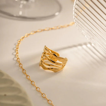 [Royal Vicky]Cass Gold Ring
