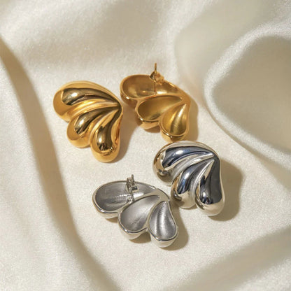 [Royal Vicky]Liesel Gold Butterfly Earrings