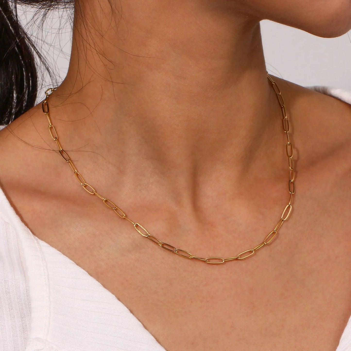 [Royal Vicky]Lena Golden Chain Necklace