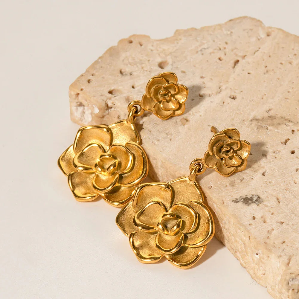[Royal Vicky]Thelma Gold Earrings