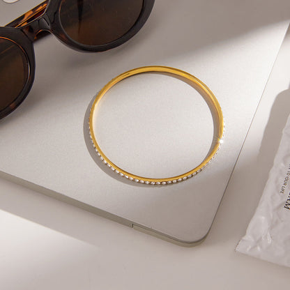 [Royal Vicky]Kalista Diamond Gold Bangle