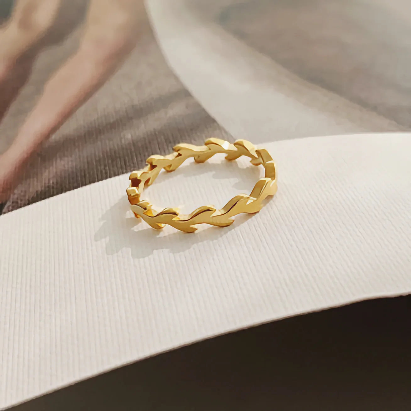 [Royal Vicky]Rhea Golden Vine Ring