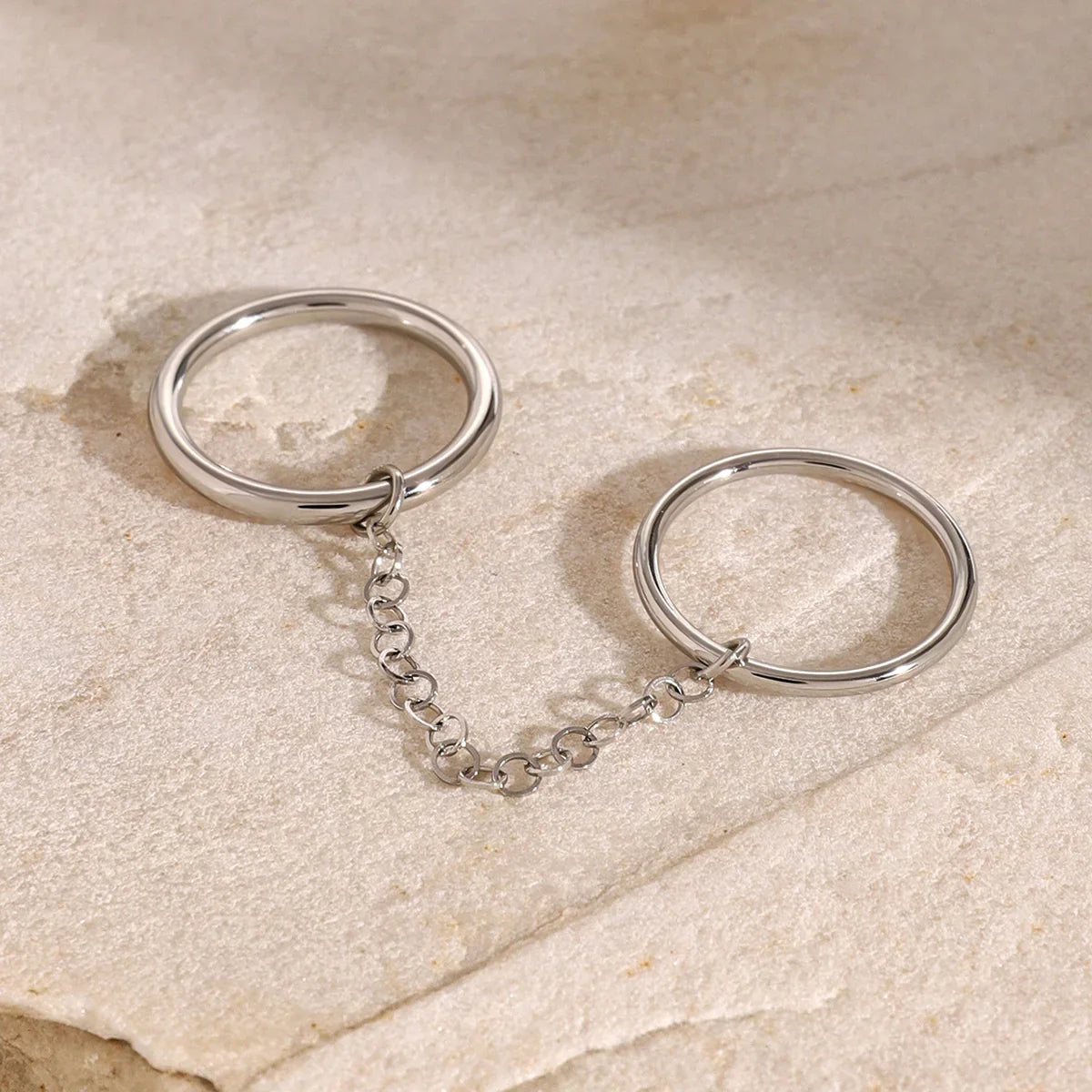 [Royal Vicky]Bridget Chain Stacked Ring