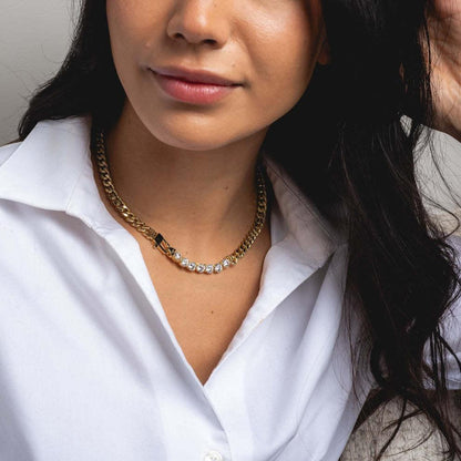 [Royal Vicky]Maelle Diamond Necklace