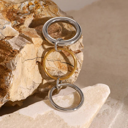 [Royal Vicky]Canaria Stacked Ring