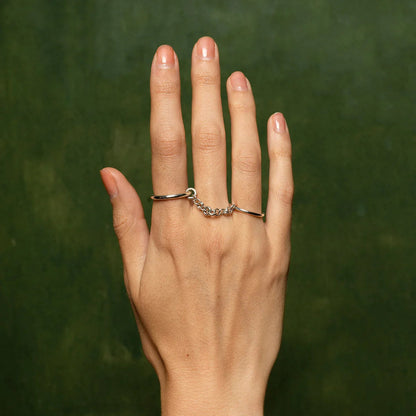 [Royal Vicky]Bridget Chain Stacked Ring