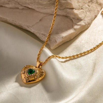 [Royal Vicky]Caelus Gold Heart Necklace