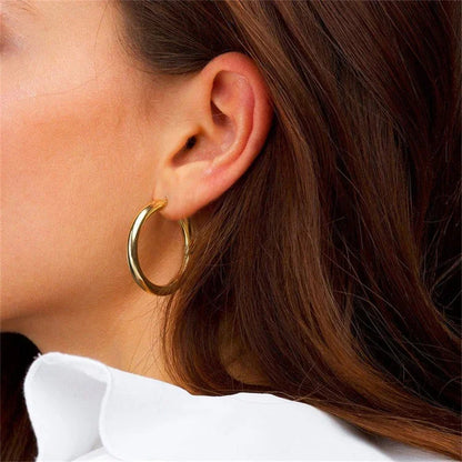 [Royal Vicky]Broad Round Hoops