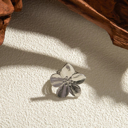 [Royal Vicky]Alina Silver Petal Ring