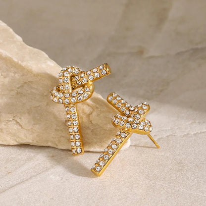 [Royal Vicky]Francesca Diamond Earrings