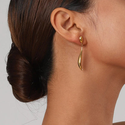 [Royal Vicky]Aspen Gold Earrings