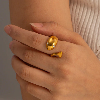 [Royal Vicky]Etta Gold Serpent Ring
