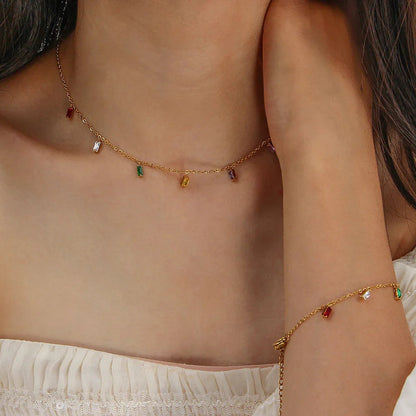 [Royal Vicky]Josephine Gemstone Necklace