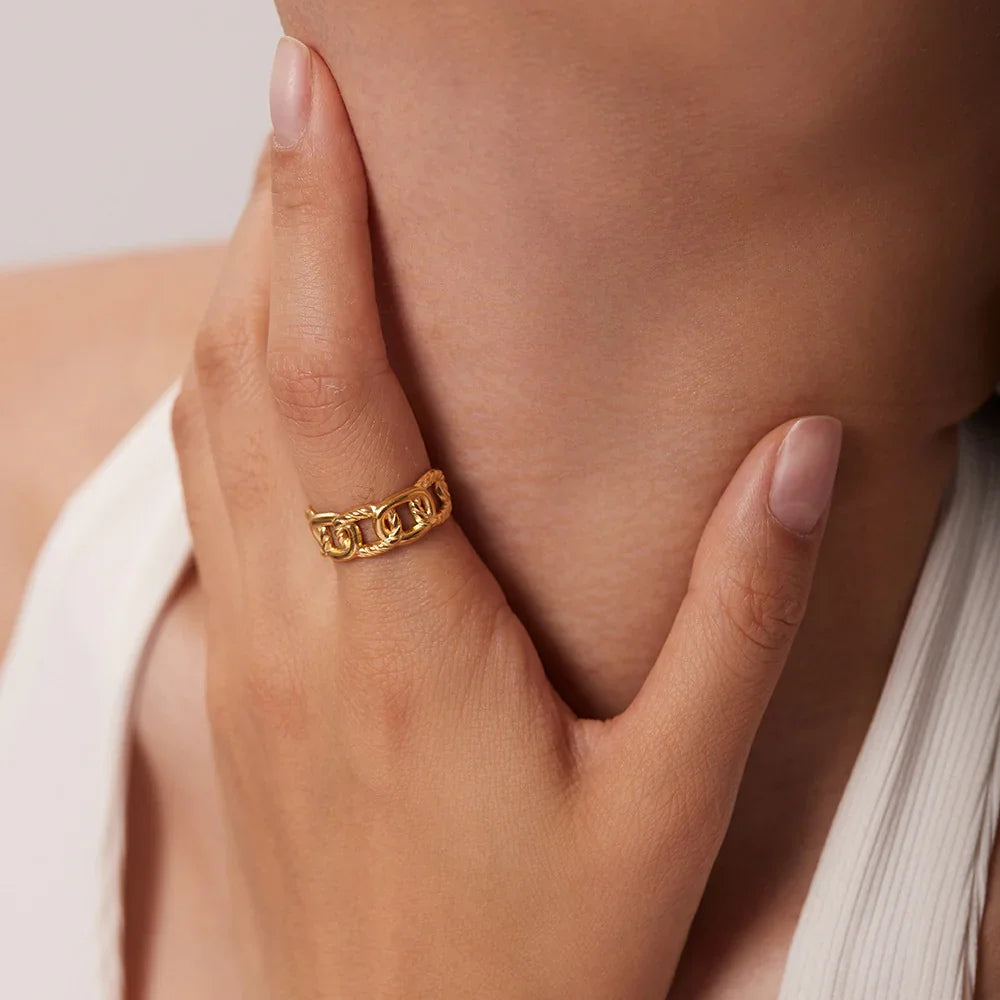 [Royal Vicky]Harmony Gold Ring