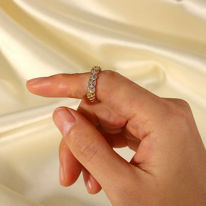 [Royal Vicky]Camille Gold Patterned Ring