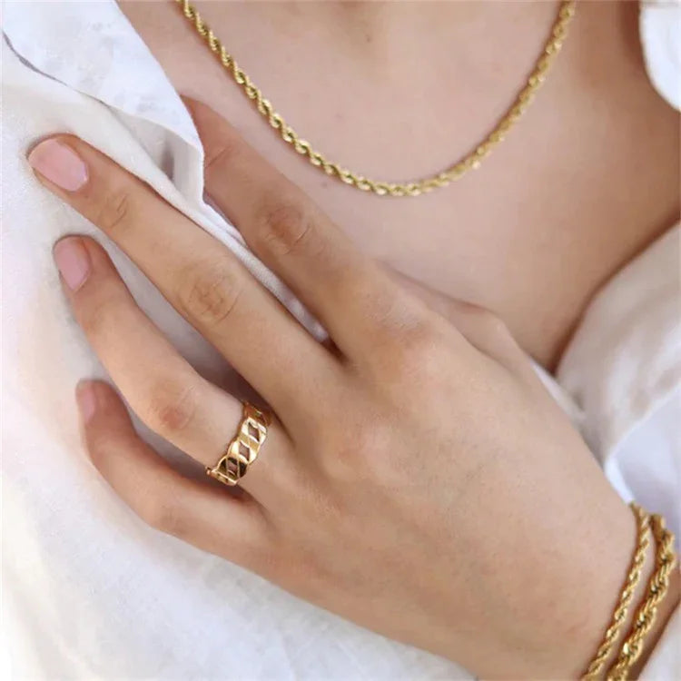 [Royal Vicky]Leah Gold Ring