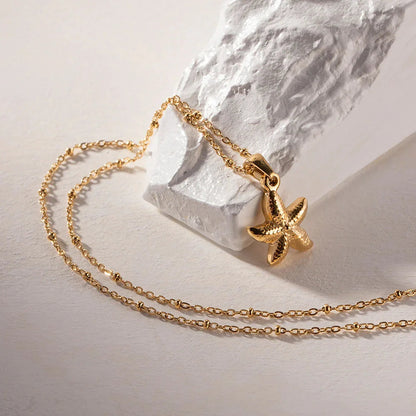 [Royal Vicky]Emmie Gold Starfish Pendant