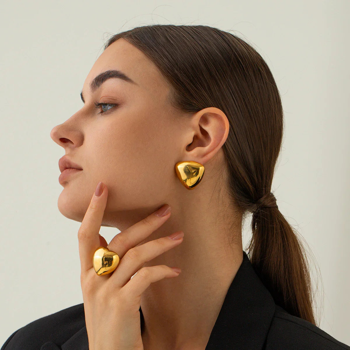 [Royal Vicky]Reagan Gold Earrings