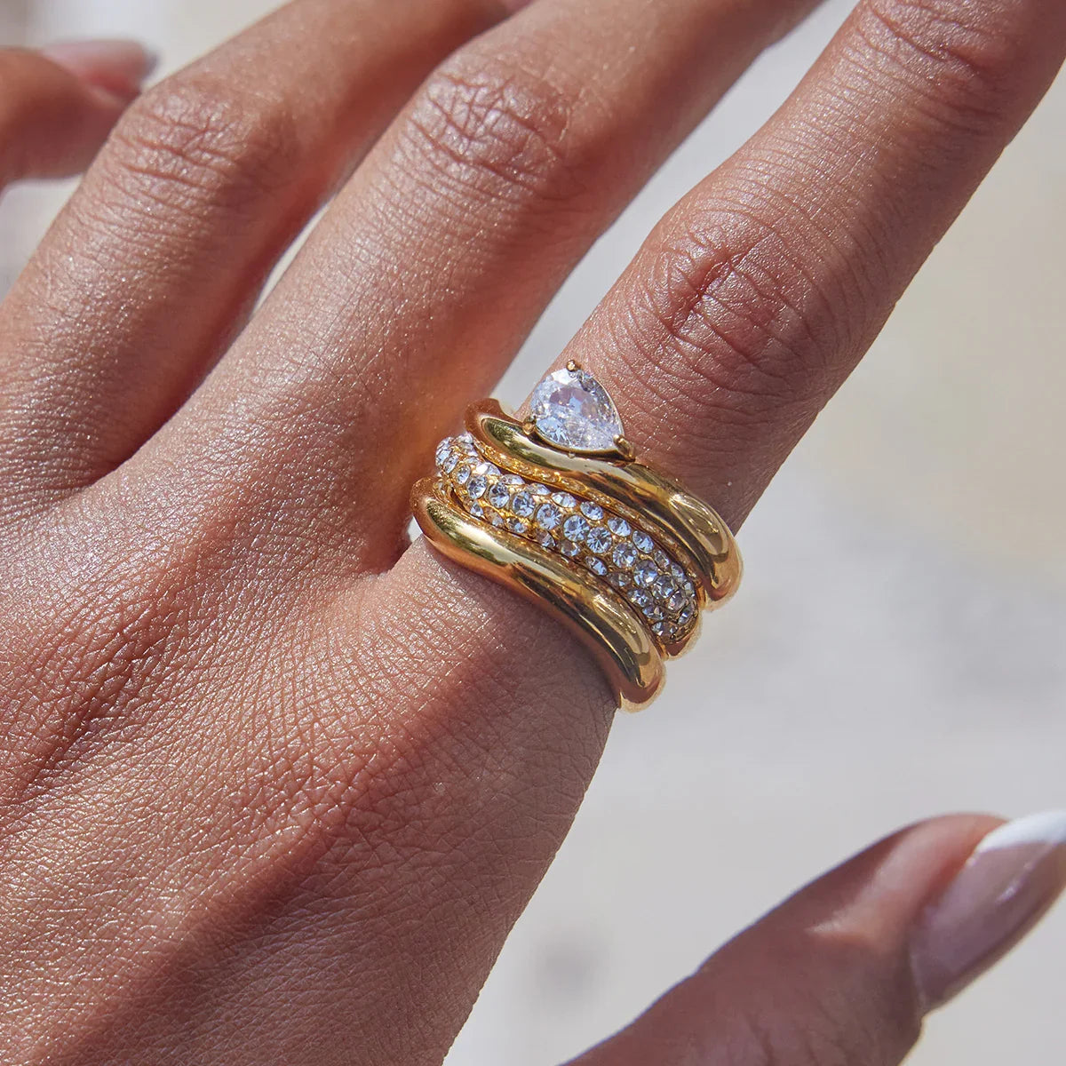 [Royal Vicky]Noemi Curated Ring Stack Collection