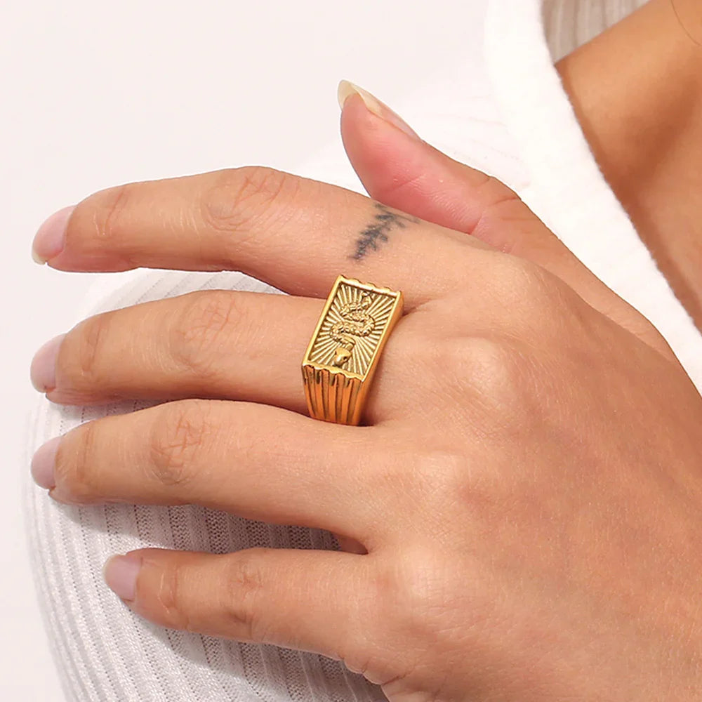 [Royal Vicky]Miles Gold Ring