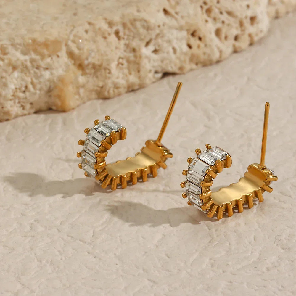 [Royal Vicky]Agnes Diamond Earrings