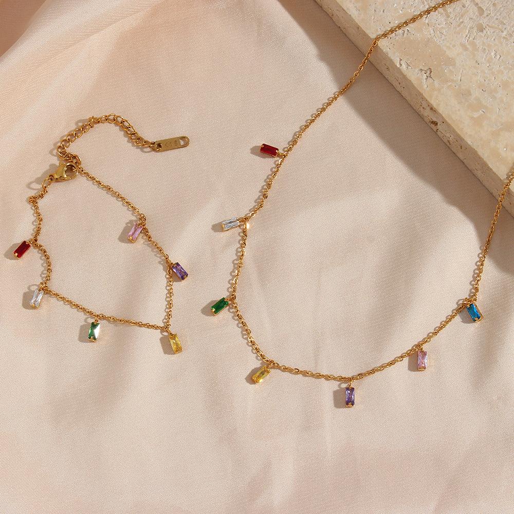 [Royal Vicky]Josephine Gemstone Necklace