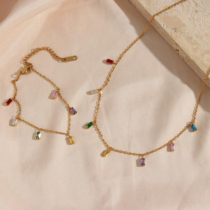 [Royal Vicky]Josephine Gemstone Necklace
