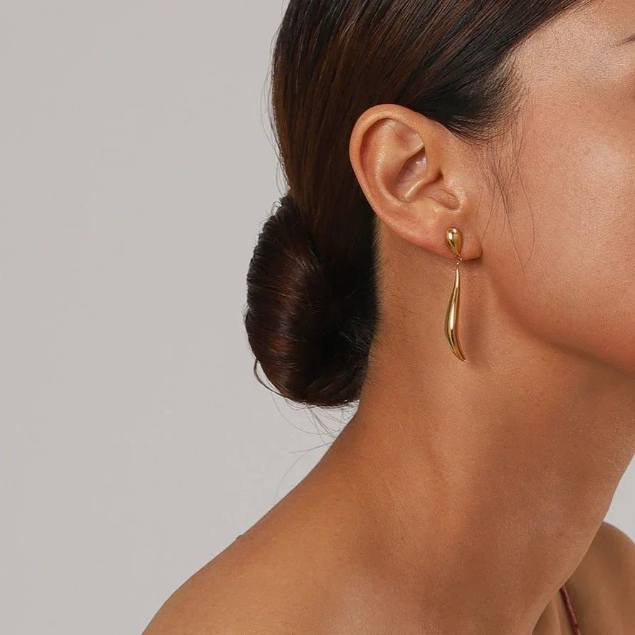 [Royal Vicky]Aspen Gold Earrings
