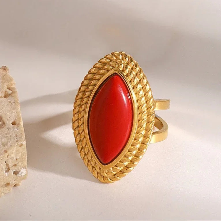 [Royal Vicky]Heidi Marquise Gold Ring
