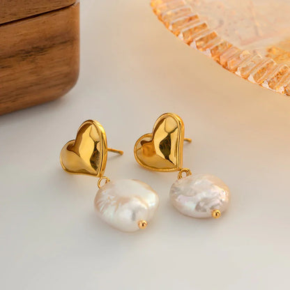 [Royal Vicky]Blanche Freshwater Pearl Earrings