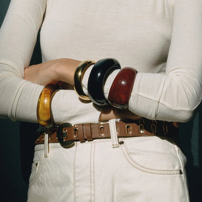 [Royal Vicky]Kaitlyn Chunky Acrylic Bangle