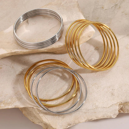 [Royal Vicky]Shannon Gold Bangle Set